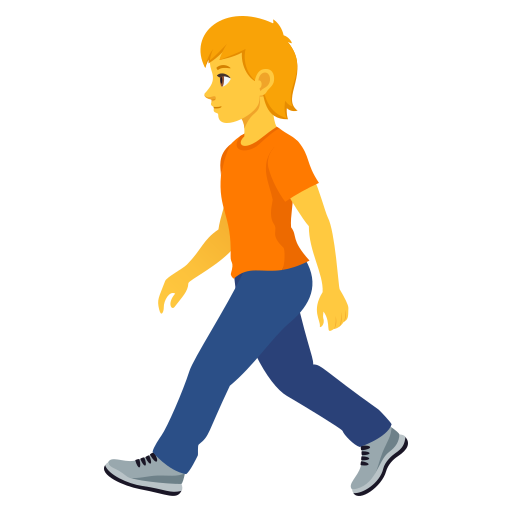 Людина йде для JoyPixels 10.0