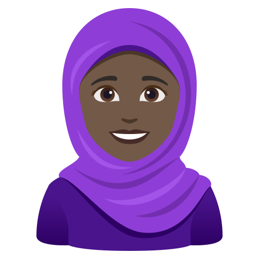 Mulher Com Véu: Pele Escura para JoyPixels 10.0