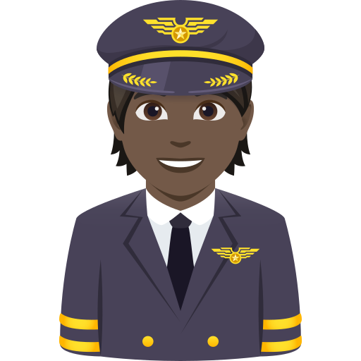 Piloto: Pele Escura para JoyPixels 10.0