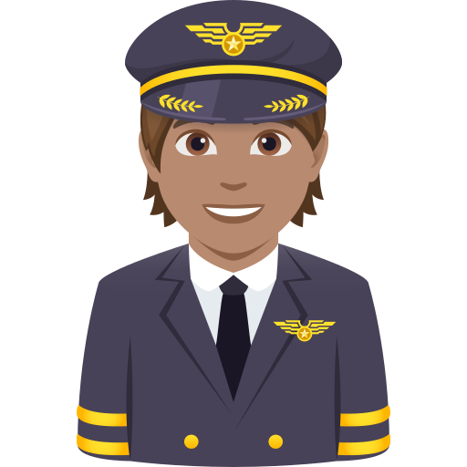 Piloto: Pele Morena para JoyPixels 10.0