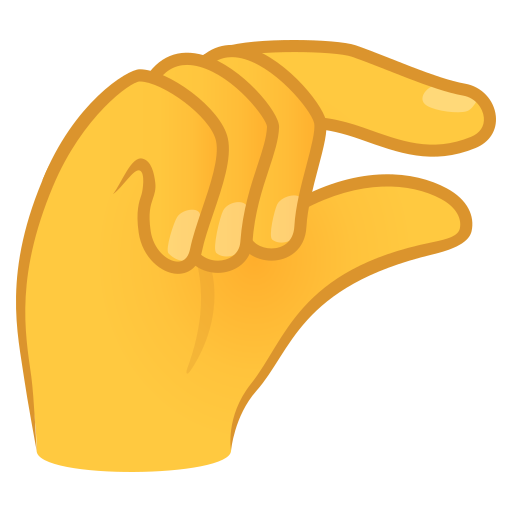 Mão Beliscando para JoyPixels 10.0