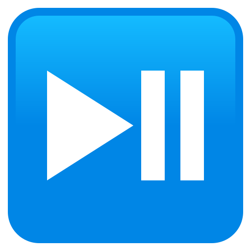 Play or Pause Button for JoyPixels 10.0