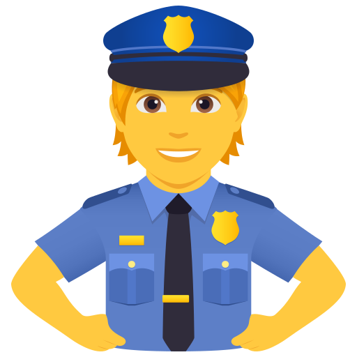 Police Officer for JoyPixels 10.0