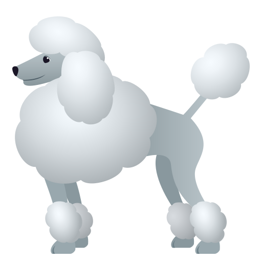 Poodle para JoyPixels 10.0