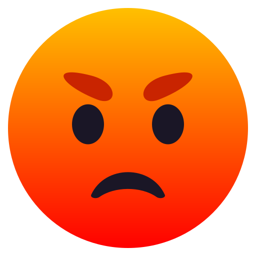 Somurtkan yüz için JoyPixels 10.0