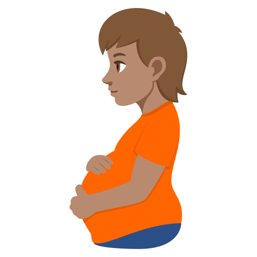 Pessoa Grávida: Pele Morena para JoyPixels 10.0