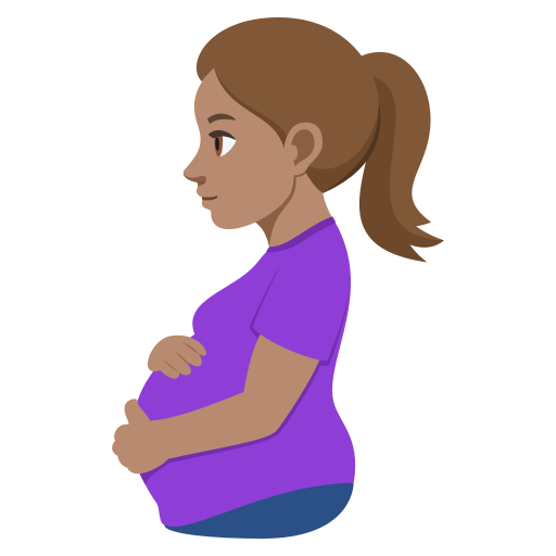 Grávida: Pele Morena para JoyPixels 10.0