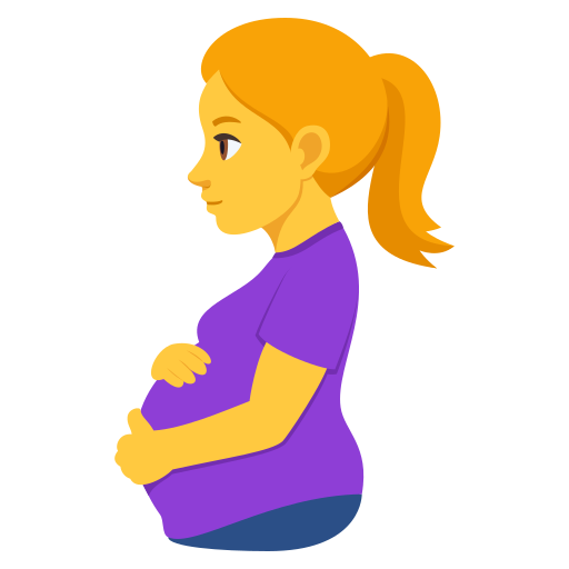 Grávida para JoyPixels 10.0