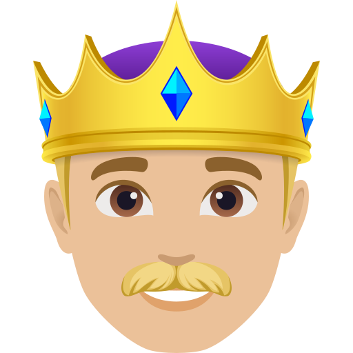 Príncipe: Pele Morena Clara para JoyPixels 10.0