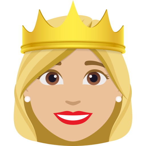 Princesa: Pele Morena Clara para JoyPixels 10.0