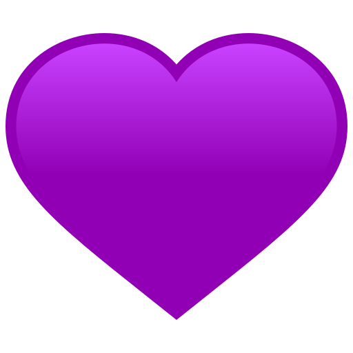 Purple Heart for JoyPixels 10.0