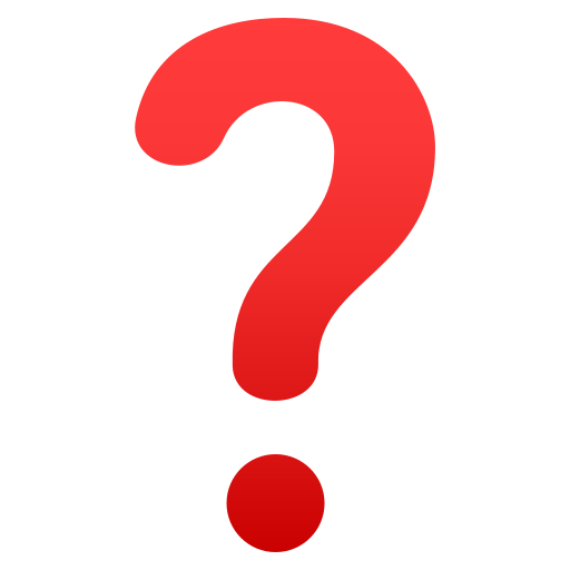 Ponto De Interrogação Vermelho para JoyPixels 10.0