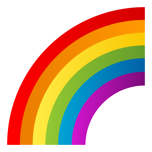 Regenboog voor JoyPixels 10.0