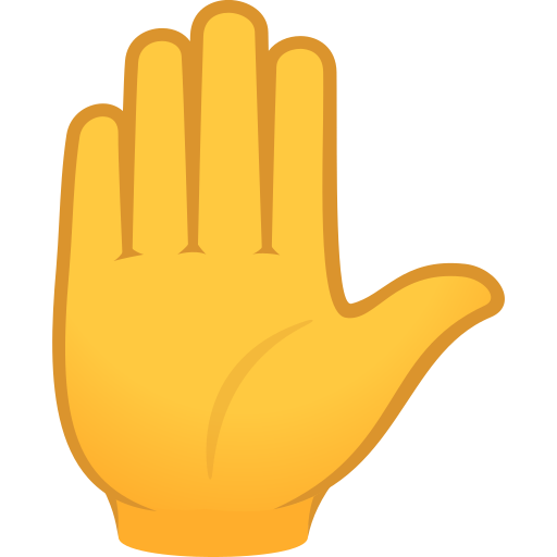 Angkat tangan untuk JoyPixels 10.0