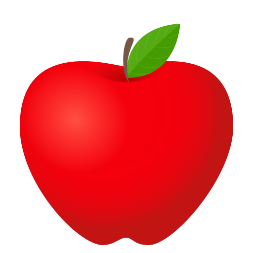 Червоне яблуко для JoyPixels 10.0