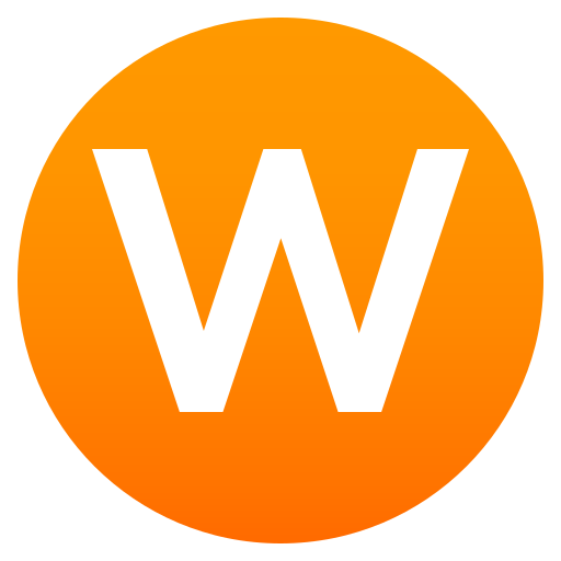 Региональный индикатор Символ Буква W для JoyPixels 10.0