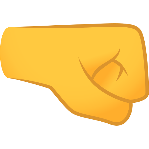 第朝右的拳头号为第JoyPixels 10.0号