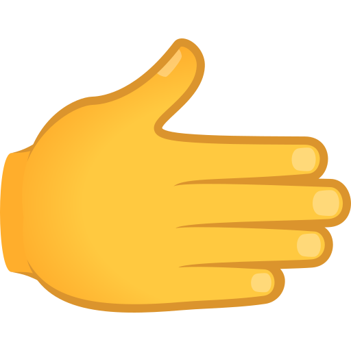 Rightwards Hand for JoyPixels 10.0