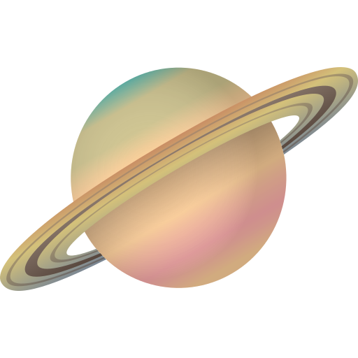 Planeta Com Anéis para JoyPixels 10.0