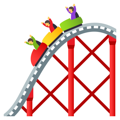 Американские горки для JoyPixels 10.0