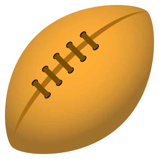 Rugbyball für JoyPixels 10.0