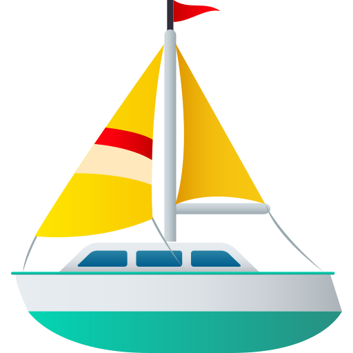 Sailboat for JoyPixels 10.0