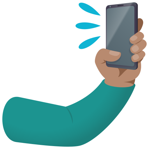 Selfie: Pele Morena para JoyPixels 10.0