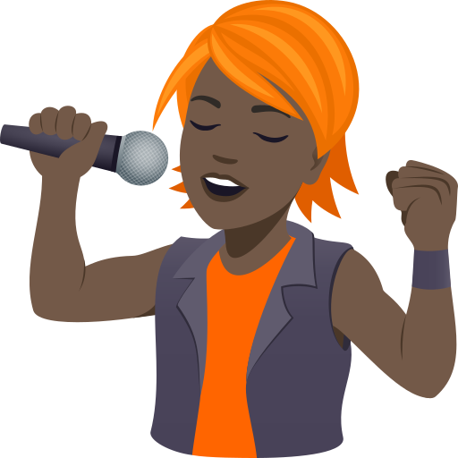 Cantor: Pele Escura para JoyPixels 10.0