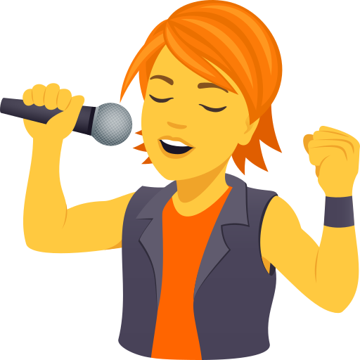 Cantant per JoyPixels 10.0