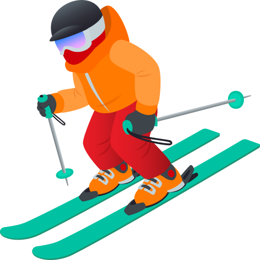 Skier for JoyPixels 10.0