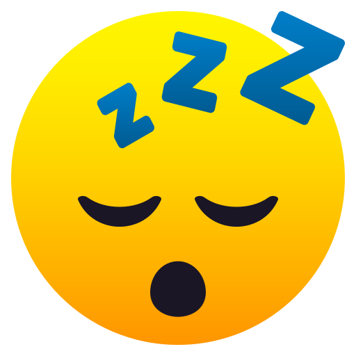 Sleeping Face for JoyPixels 10.0
