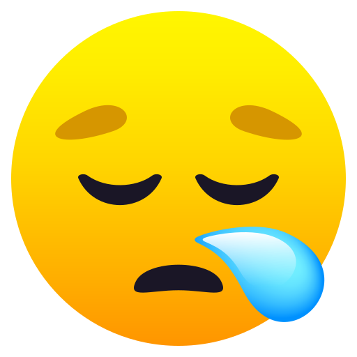 Sleepy Face for JoyPixels 10.0