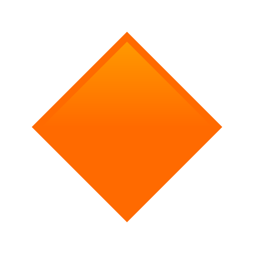 Невеликий Помаранчевий ромб для JoyPixels 10.0