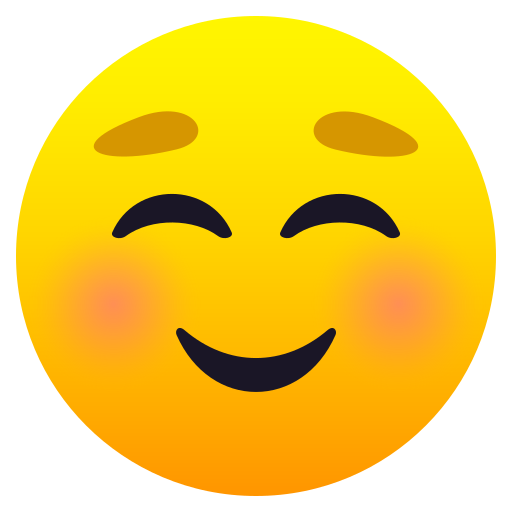 Rosto Sorridente para JoyPixels 10.0