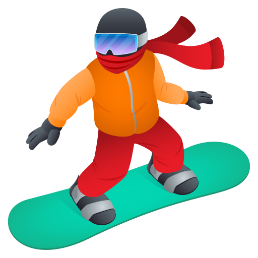 Praticante De Snowboard: Pele Clara para JoyPixels 10.0