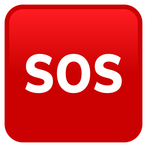 Значок SOS для JoyPixels 10.0