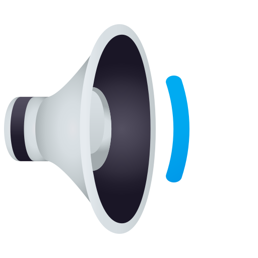 Altaveu de volum mitjà per JoyPixels 10.0