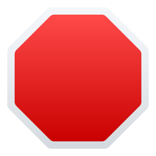 Stop Sign for JoyPixels 10.0