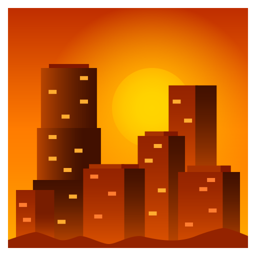 Sunset for JoyPixels 10.0