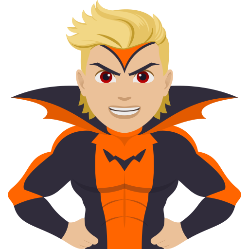 Суперлиходій: світлий тон шкіри для JoyPixels 10.0