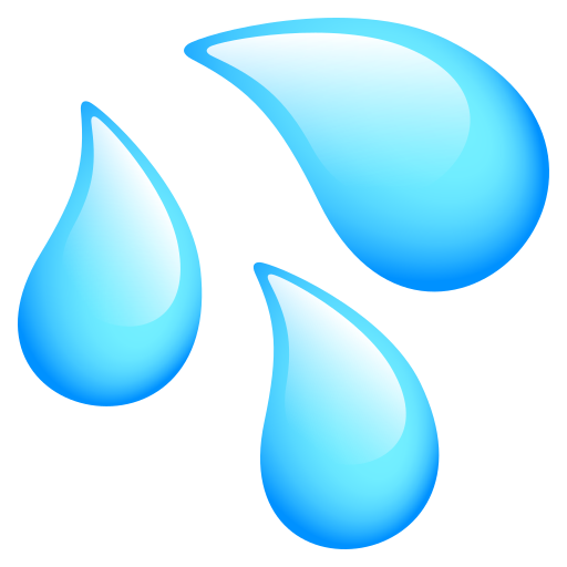 Zweetdruppels voor JoyPixels 10.0