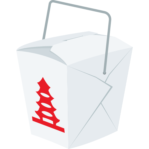 Коробка для еды на вынос для JoyPixels 10.0