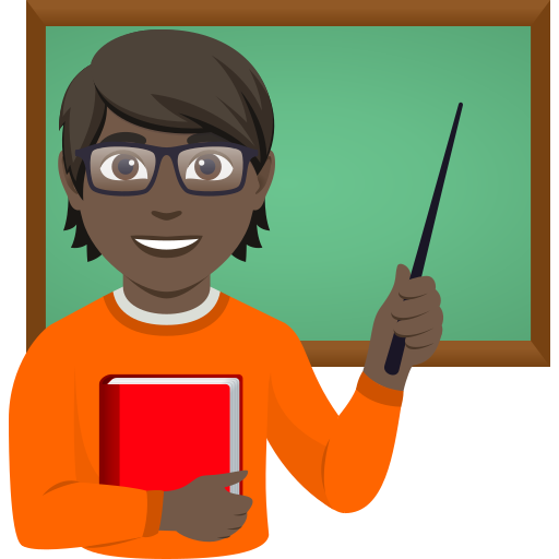 Педагог: дуже темний тон шкіри для JoyPixels 10.0