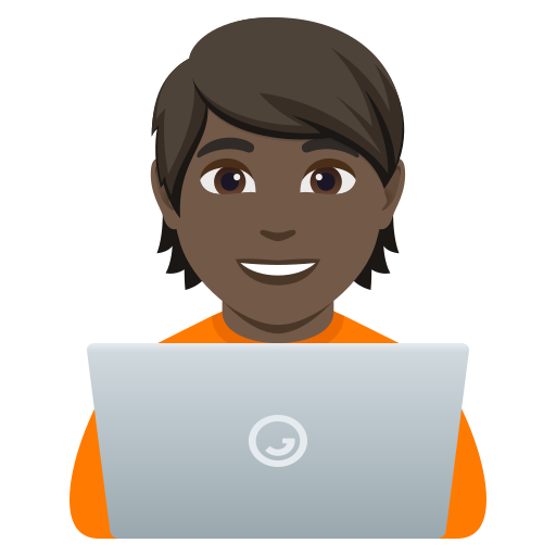 Інженер: дуже темний тон шкіри для JoyPixels 10.0