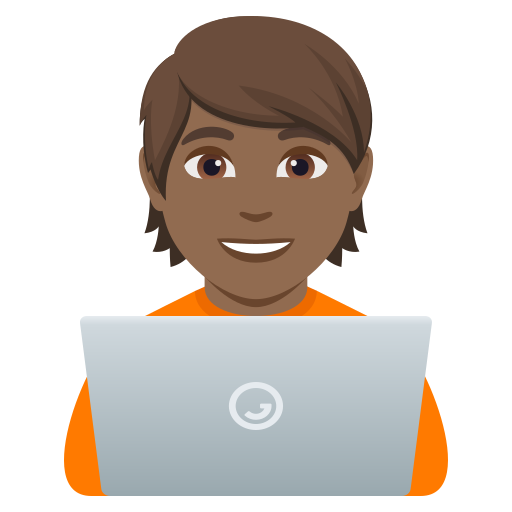 Інженер: темний тон шкіри для JoyPixels 10.0