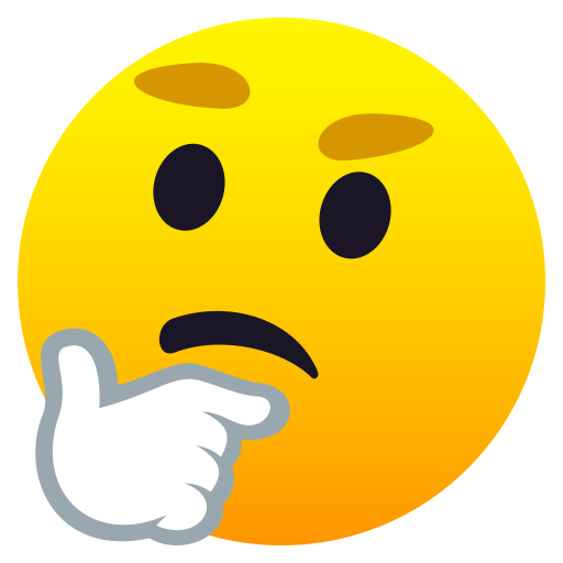 Thinking Face for JoyPixels 10.0