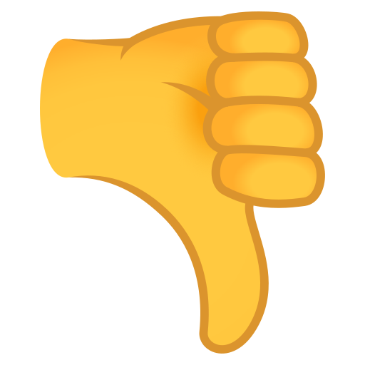 Pouce Vers Le Bas pour JoyPixels 10.0