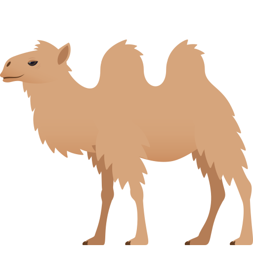 Двогорбий верблюд для JoyPixels 10.0