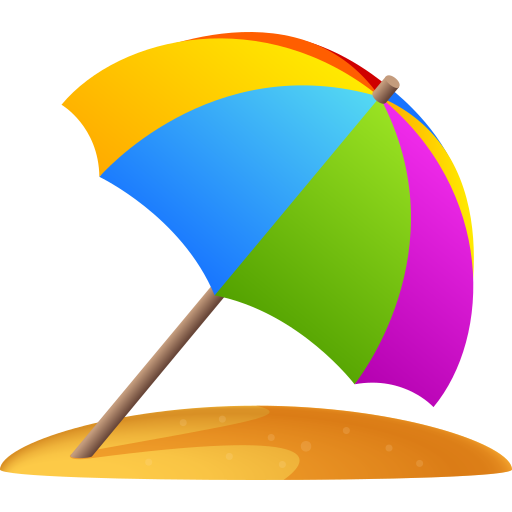 Пляжный зонт для JoyPixels 10.0