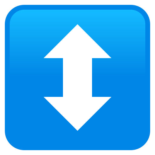 Pfeil Nach Oben Und Unten für JoyPixels 10.0